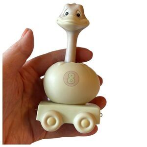 Vintage 1987 Precious Moments Birthday Train 8th Birthday Ostrich.